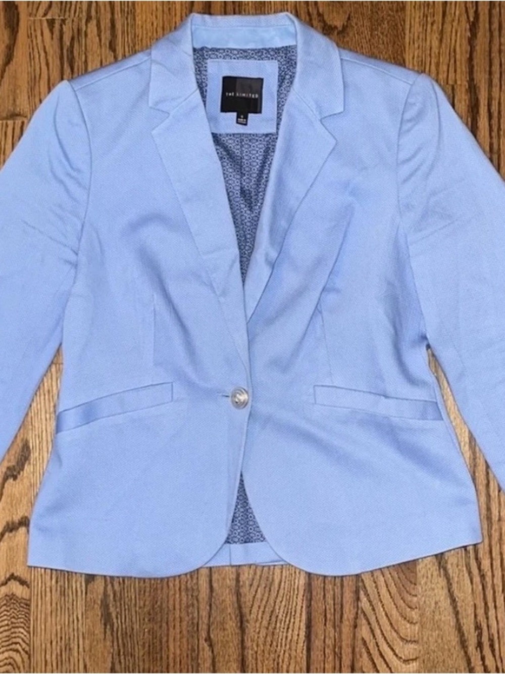 The Limited Light Blue Single-Button Blazer - Picture 4 of 5